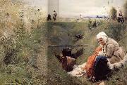 Anders Zorn Our Daily Bread oil painting artist